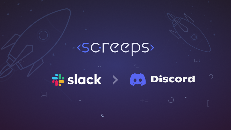 We are going to migrate our official chat platform from Slack to Discord! More details and reasoning in this forum post:
screeps.com/forum/topic/31…