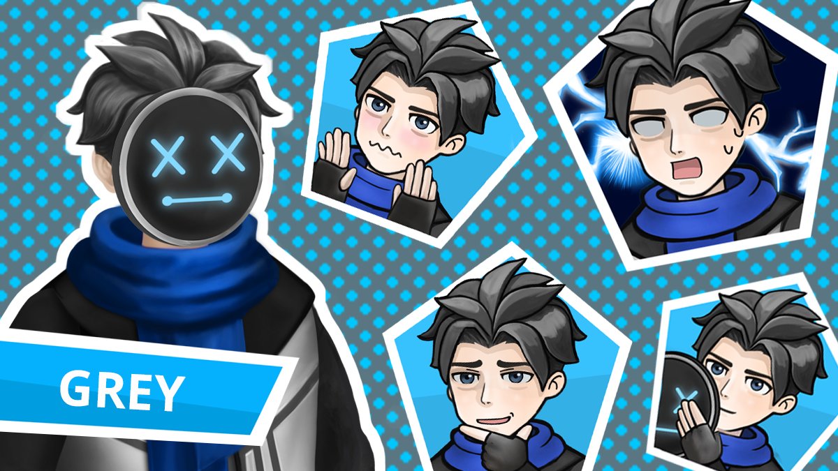 This is our main character Grey! He sucks at dating, but he's slightly better at being an amateur detective! He gets embarrassed easily but always tries to think logically! 
#characterart  #indiegame #2D