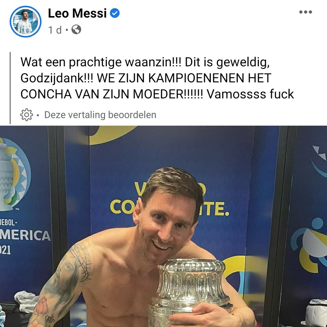 Let wat op je taal, Leo.
