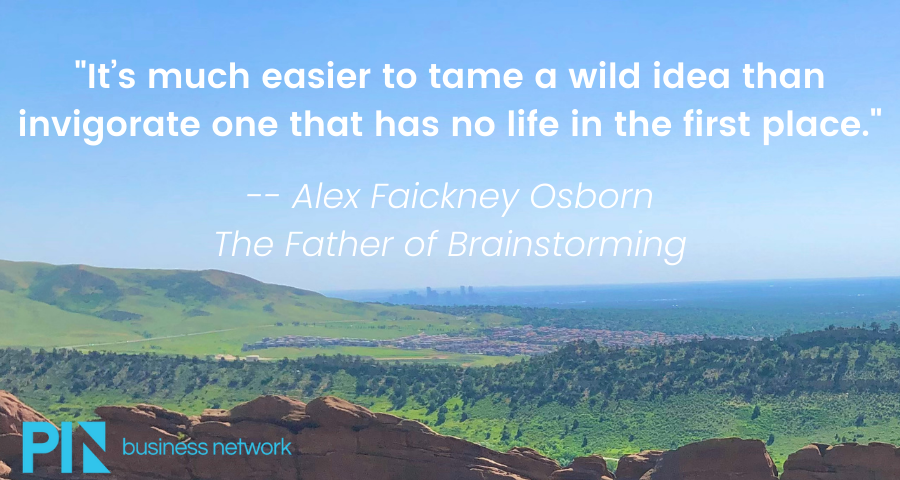 PINBusinessNtwk's tweet photo. Monday morning inspiration! Let the wild ideas run free ~ honing in on those ideas is more doable than stifling what might be perceived as outrageous possibilities.#mondaymotivation #mondaymorning #quotes #quote #quoteoftheweek https://t.co/byDd28deHF