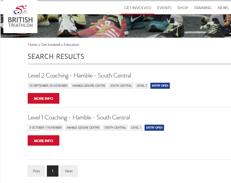 Level 1 and Level 2 Triathlon Coaching Courses now available to those in the <a href="/TriEng_SouthCen/">TriEngSouthCentral</a> region - head across to the <a href="/BritTri/">British Triathlon</a> website for more details - these courses don't come around too often so be quick
