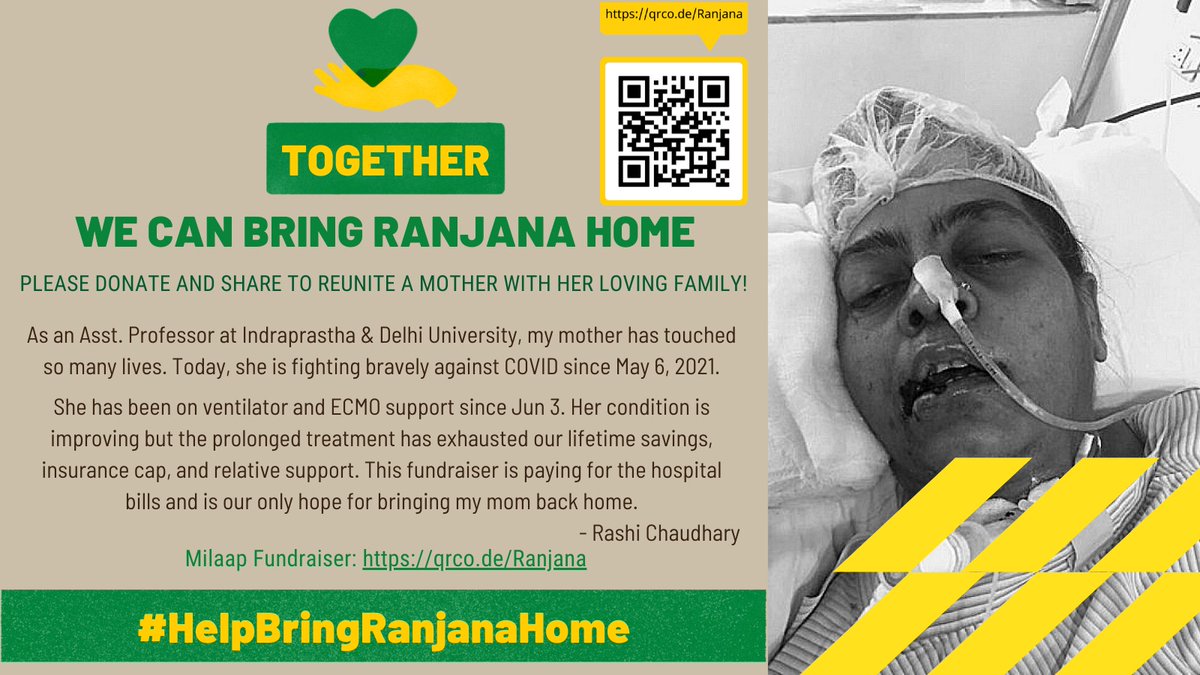 RashiCh47927731's tweet photo. The woman in the picture is my mother. It's my sincere request to retweet this post and/or donate as much as you can and help us bring my mother back home. 
https://t.co/spfeS0jVSu

#HelpBringRanjanaHome

@SonuSood @PMOIndia @narendramodi @ArvindKejriwal https://t.co/yZJXOQvDkt