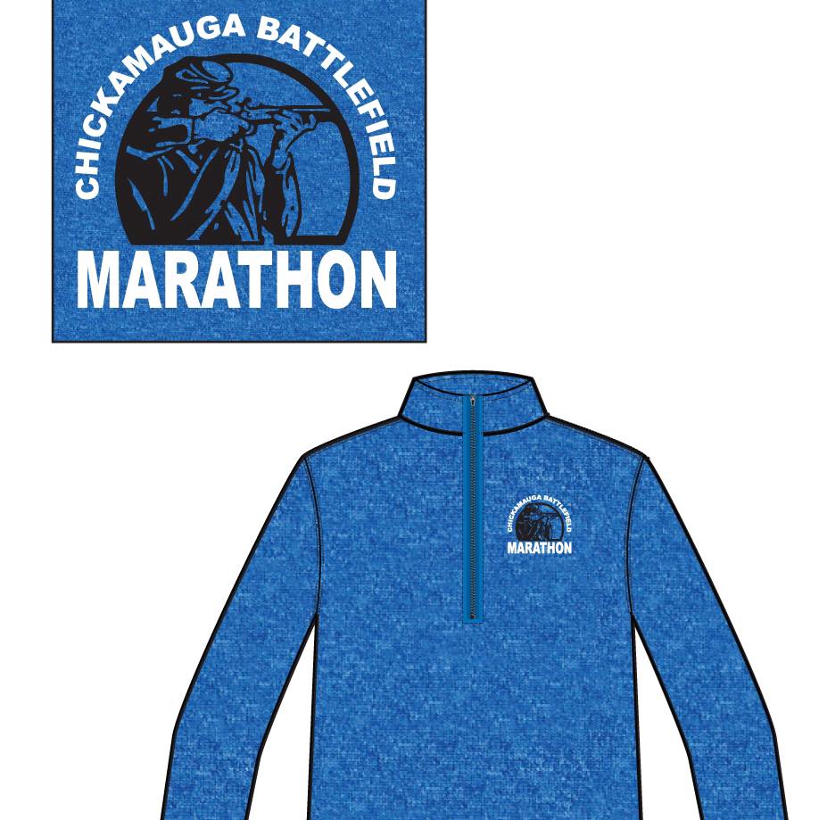 ChattanoogaTC's tweet photo. Swag Reveal! For the
Chickamauga #BattlefieldMarathon
This year, marathon participants will receive this 1/4-zip ls shirt.
Half marathon and 5k shirts will be revealed soon.
signup at https://t.co/6gSKjPnf3t
#runchattanooga #marathon #runCHA https://t.co/ac013117Tp
