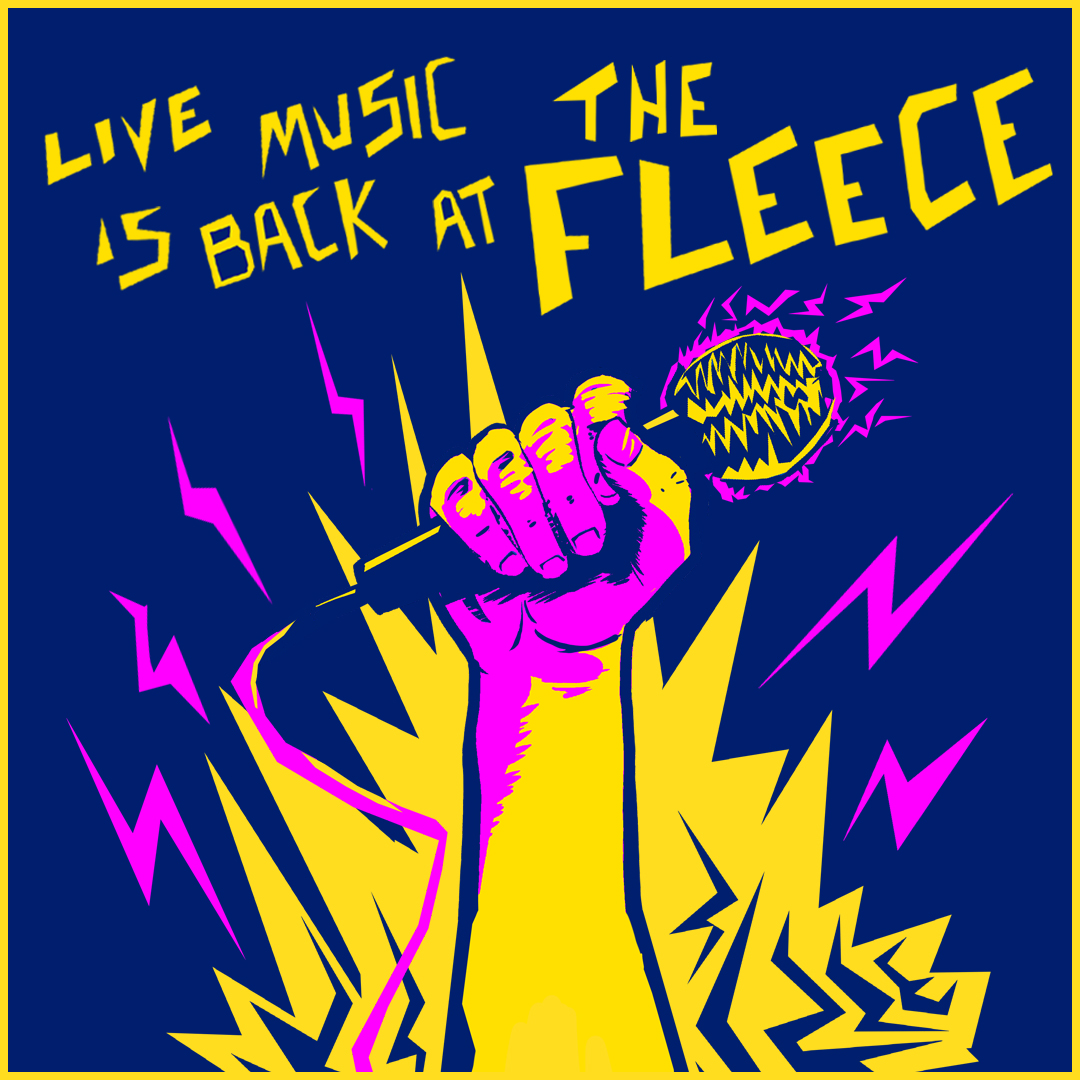 Live Music is back at The Fleece on Monday 19th July! Check out our website to see the measures we've put in place to keep you safe 🤘 #revivelive #letthemusicplay