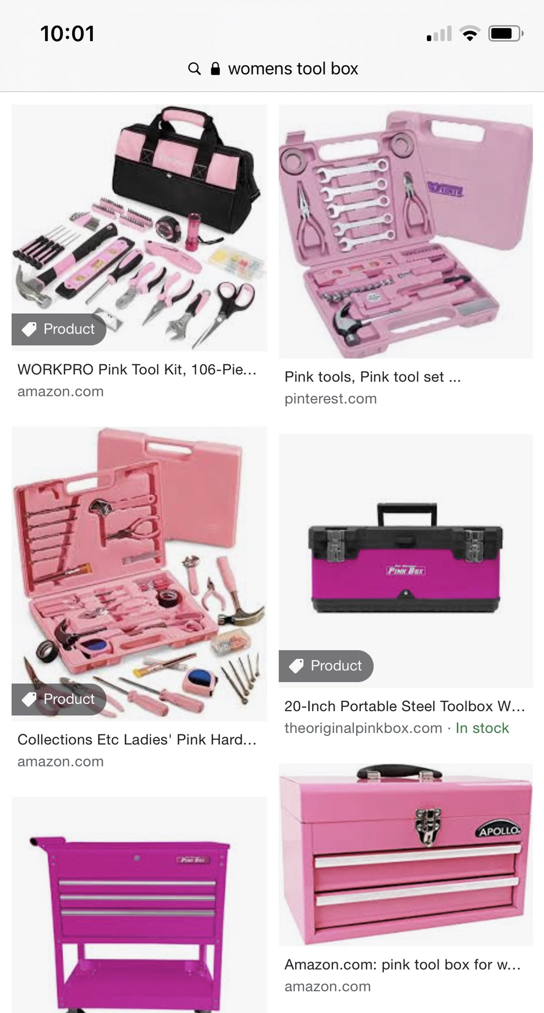 Reena Merchant on X: I Googled “womens tool box” and I got this