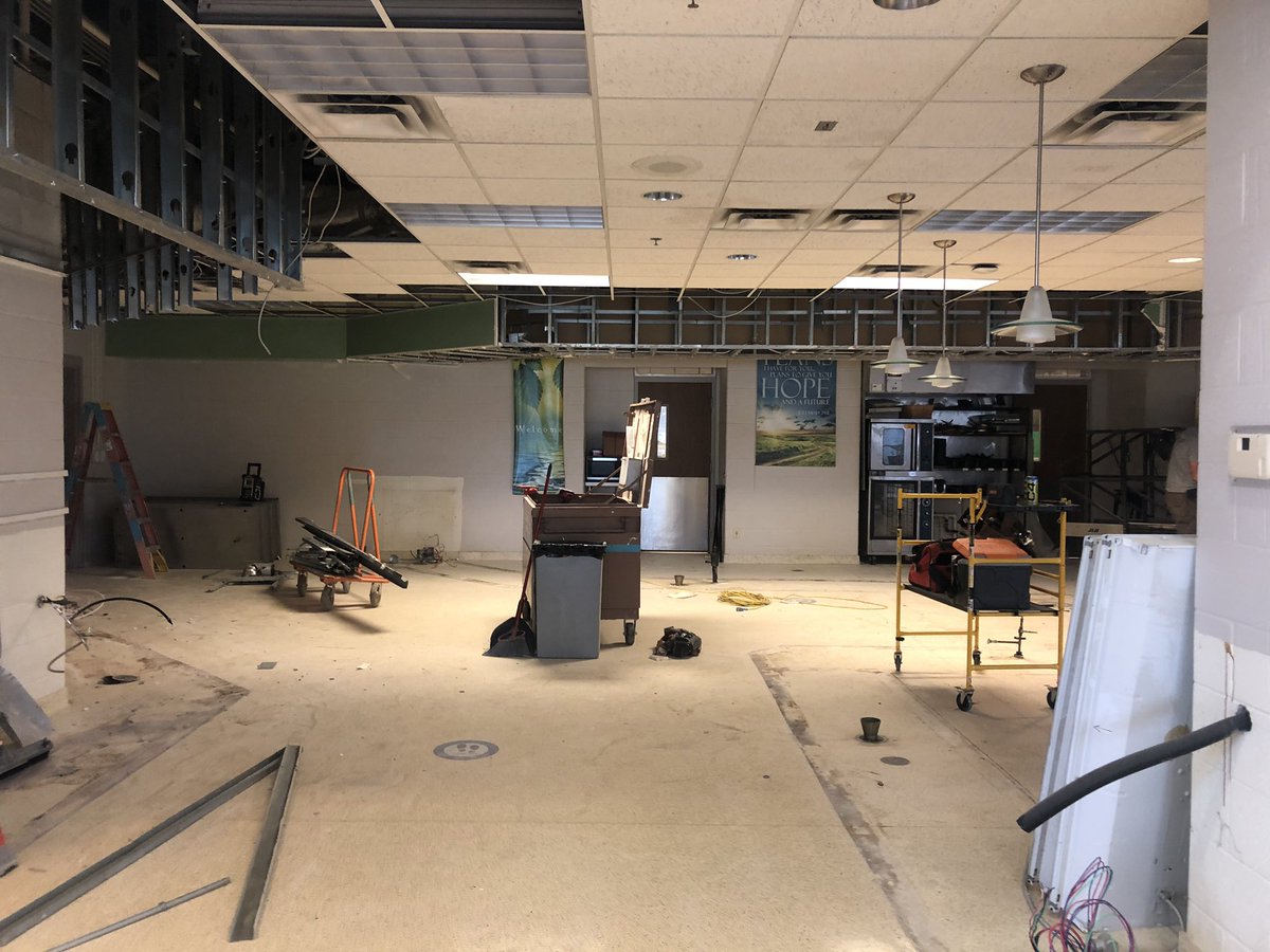 OCU is renovating the dining hall! Excited to show you the updates as they progress!