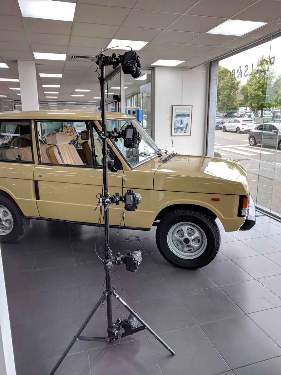 digitage3d's tweet image. Déplacement à Bruxelles aujourd&apos;hui, pour scanner un Range Rover 1981 !