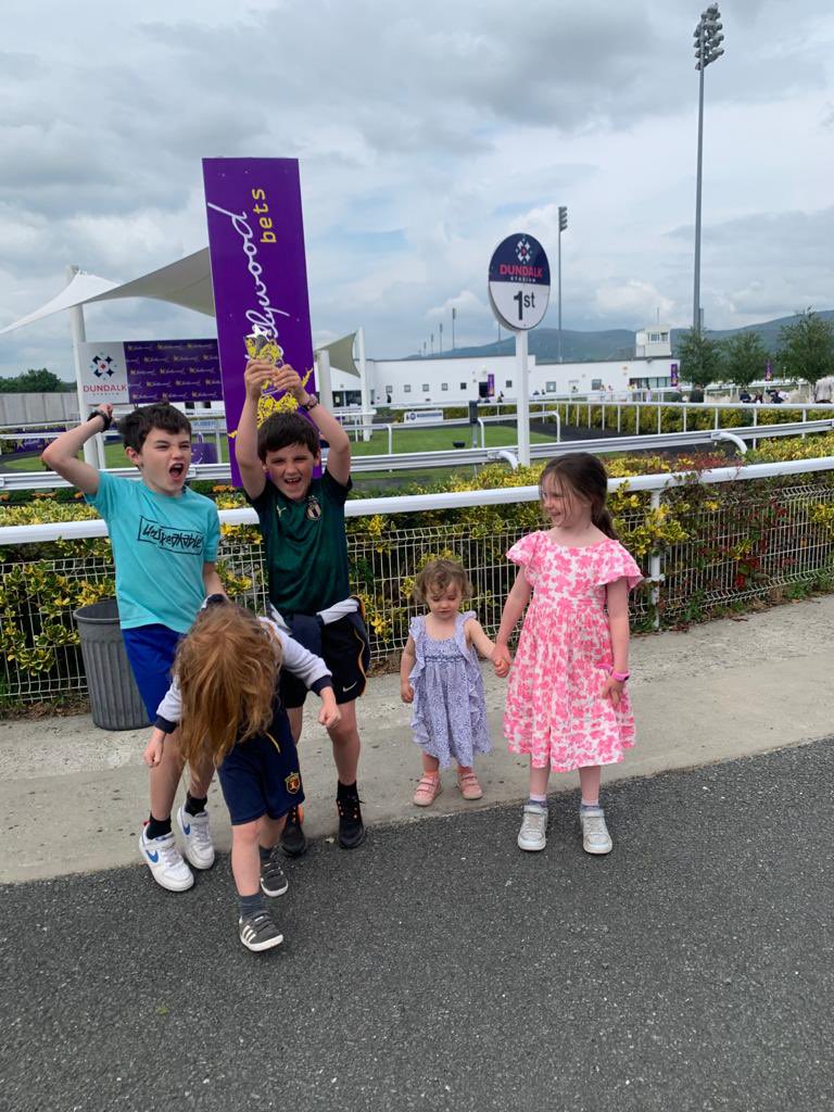 119Partnership's tweet photo. Delighted with our 1st flat winner - Zahee in @Hollywoodbets @Finishing_Line Handicap at @DundalkStadium.
Thanks to @DonaghOConnor &amp; to John and all at @McConnellRacing. Special mention for @CillianPMcC for all the work he’s done with Zahee in the yard!
#WinnerAlright https://t.co/WF7N07HtgE
