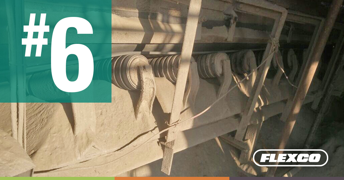flexco's tweet photo. Top 10 Belt Conveyor Quick Fixes. #6 – Load zone spillage is no joke. Luckily, it is easy to check where improvement opportunities lie. Protect your load zone: #10DaysOfQuickFixes https://t.co/t6cUDN6eS4 https://t.co/qg8b8L1xkW