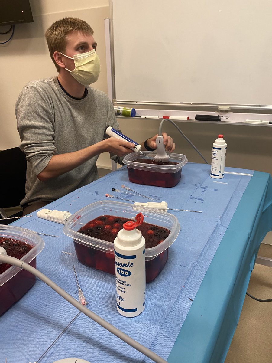 Pandarock5's tweet photo. A fantastic morning spent with the R1 and R2 residents @UCSDRadRes. Learning and teaching the basics of Ultrasound guided procedures in #ARMs training! Thank you @CBoonie_nanoIR for being a mentor and advocate, just awesome!
@ArgonMedical @ucsd_ir https://t.co/nhWEfw1RrD