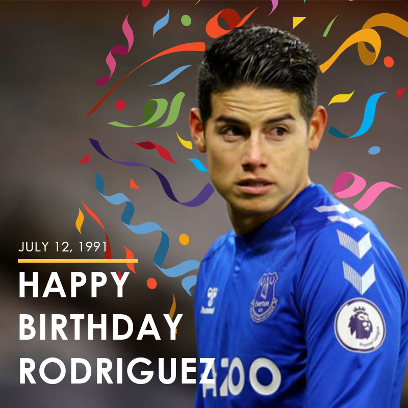 Happy 30th birthday James Celebrate the big day with a Rodriguez SoccerStarz. 
 