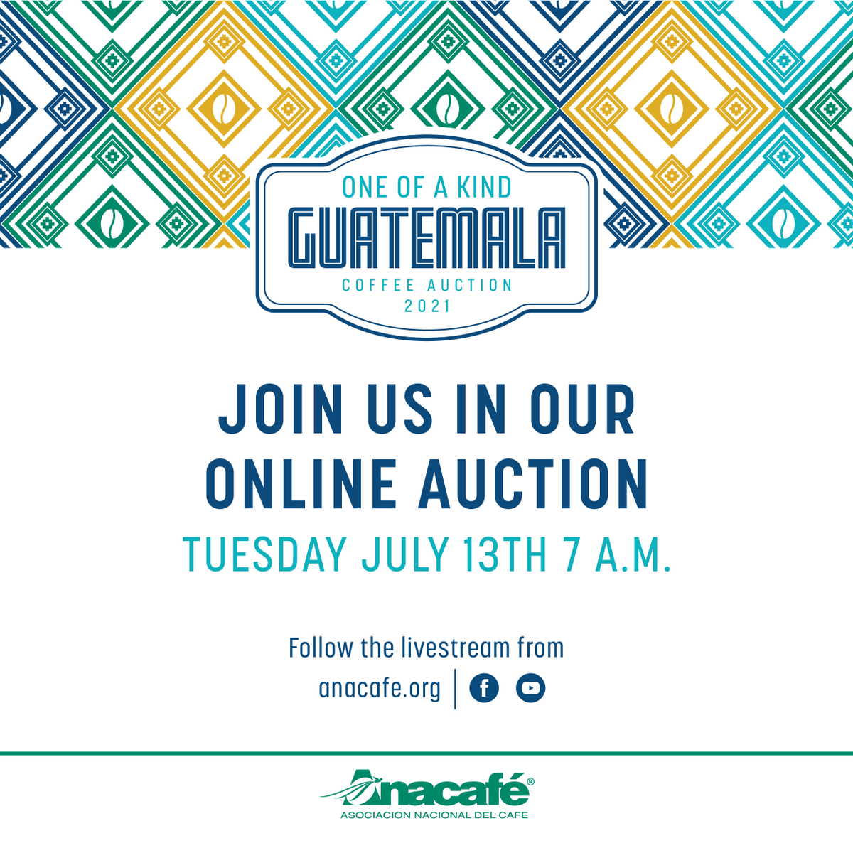 Don’t miss the first-ever #OneOfAKindGuatemala auction! The coffee lots include many washed and natural processed coffees, and some amazing honeys. 
Bidding starts at 14:00:00 h BST.