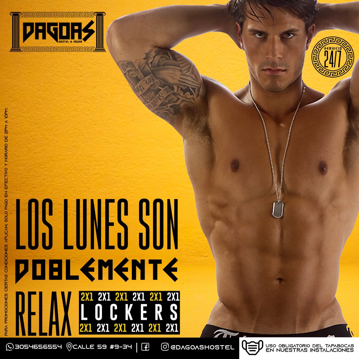 🔥CONCURSO #ConDagoasGano 🔥
   
✅Para participar DEBES SEGUIRNOS  y dar 💙+ 🔁 (retweet) a este tweet. 

👉Sortearemos 💥12 Pases de cortesía💥 cada viernes a #Dagoas #Locker #sauna

⚠️Mientras más participes, más oportunidad tienes de ganar🏆