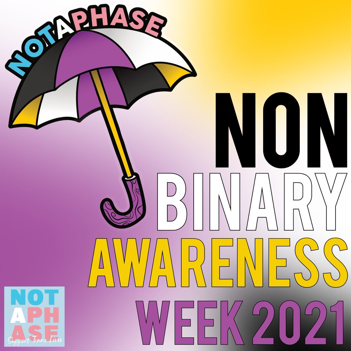 Non binary awareness week is a week dedicated to those who do not fit within the traditional gender binary or put simply, those who do not exclusively identify as a man or a woman, or who may identify as both a man and a woman or may fall outside of these categories altogether.