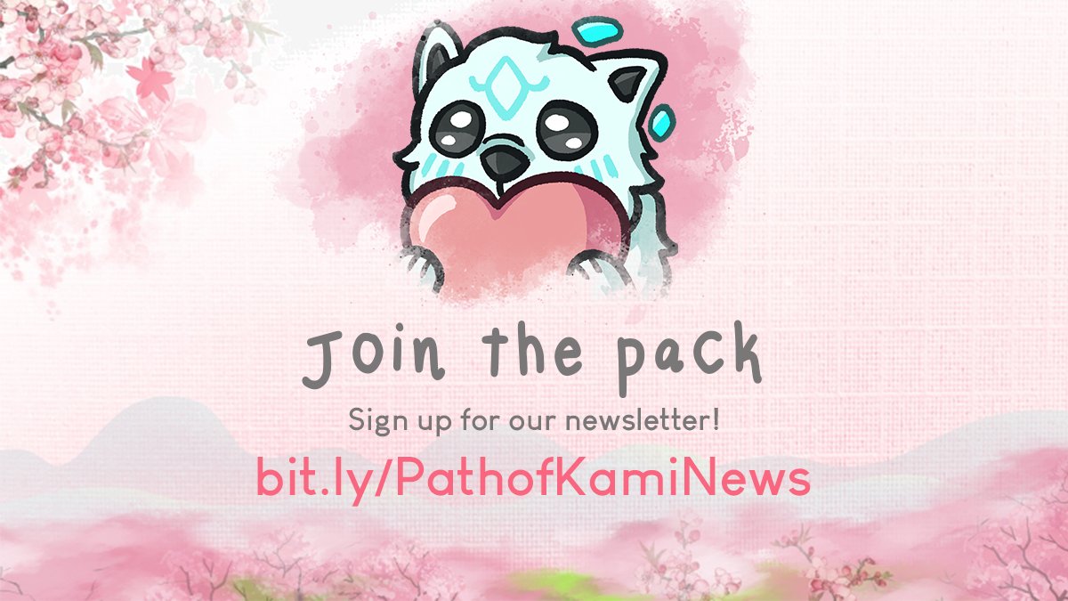 CaptiLight's tweet photo. Hello Wolf Pack! Enjoy seeing #PathOfKami progress?

Join our newsletter for our monthly #devlog! 

#gamedev #gaming #pcaming https://t.co/AWrShnzzDB