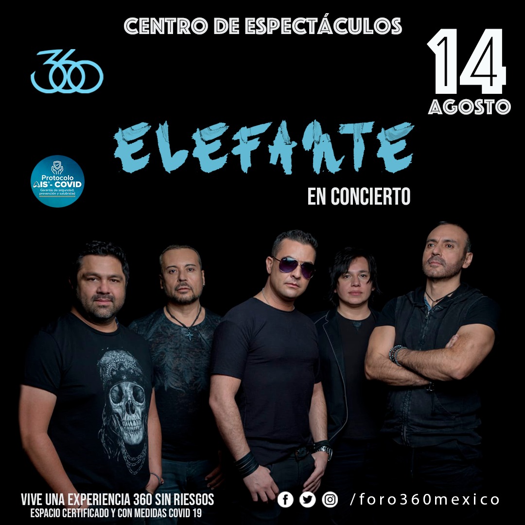360Foro's tweet photo. ELEFANTE en concierto! este 14 de agosto
adquiere tus boletos en: 👇🏻
https://t.co/m44xL7LEXs
**Mujeres NO pagan en zona bronce, hasta agotar existencias
Visita nuestra página para mas información
https://t.co/usnuYbryNc
o llama al
55 5576 2781
#foro360 #foro  #concierto #elefante https://t.co/ivuggU76O4