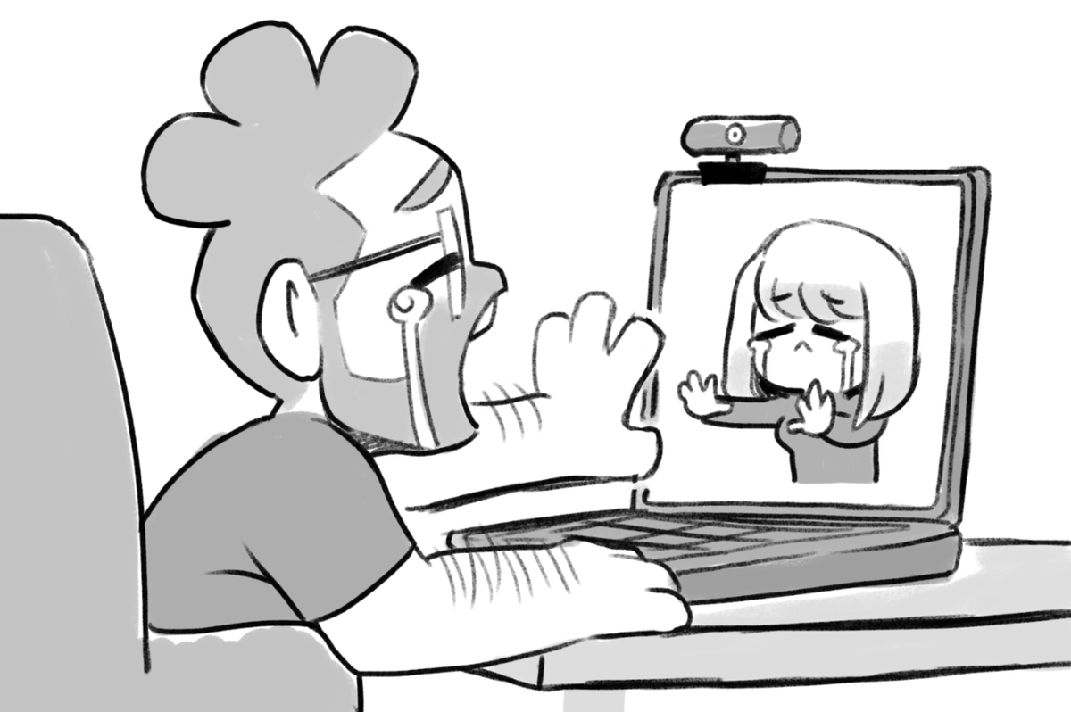 It's been over 3 months since Laura moved to Ontario for work.

I'm so proud of her and the hard work she's doing at her stop motion gig, but she and I have been feeling so alone without each other. And Discord calls can only do so much.

Can't wait to be with her again soon! 💖 