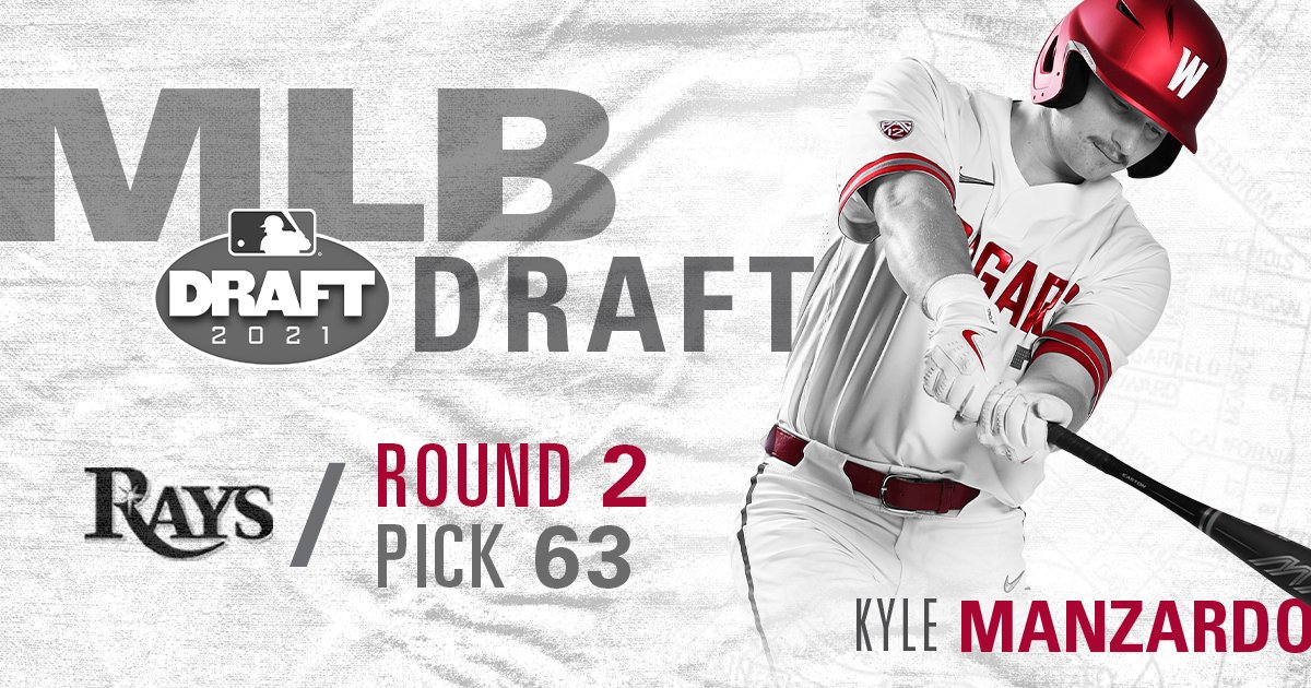 MANZO! Congrats to @KyleTMazardo who goes to the @RaysBaseball in the 2nd round, becoming the highest Coug draft pick since 1991! #GoCougs | #BeUncommon | #MLBDraft