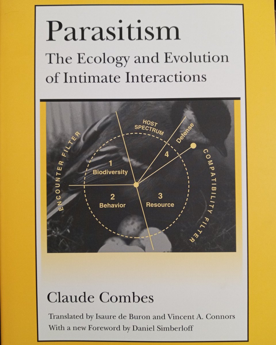 DonParasitos's tweet photo. Hoy ha fallecido uno de los padres de la ecología parasitaria. Claude Combes escribió este asombroso libro en 1995, aunque sigue siendo un libro muy útil, especialmente para aquellos que desean comprender las diversas interacciones entre los parásitos y sus hospederos. https://t.co/JbobVcrvw6