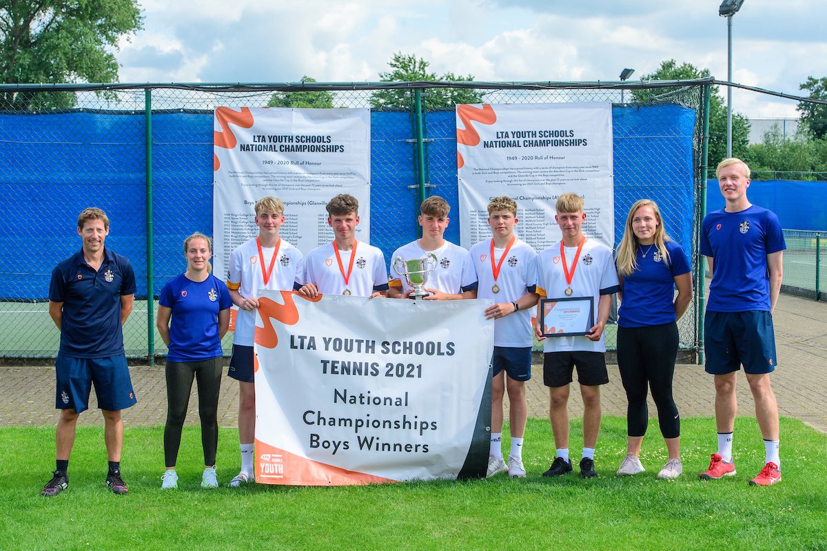 LTACompetitions's tweet photo. What a week! Over 200 teams entered into the #LTAYouth National Championships, ending up with 32 (12 Boys, 12 Girls) teams at the Finals in #Nottingham 

Well done to all teams &amp; congratulations to our champs for 2021! 

Excellent to see #SchoolsTennis continuing to grow! 💪 https://t.co/YmgUfHWLXd