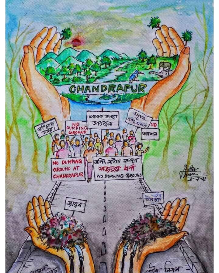 MrSamirSingh's tweet photo. Chandrapur is not only a place of human habitat, it’s a home to many flora and fauna.
@PMOIndia @AshwiniKChoubey @CMOfficeAssam @himantabiswa @DCKamrupMetro
#SayNoToDumpingGround
#SaveChandrapur
#SavePobitora https://t.co/mnA2NX4kzi