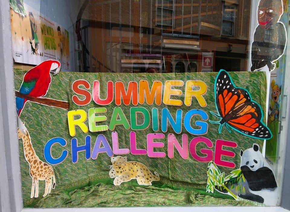 nathyc1972's tweet photo. To celebrate the launch of the Summer Reading Challenge and our own mini Cub Club Reading Challenge, check out the fab window display @SomersetLib #CheddarLibrary featuring wonderful artwork by The Art School in Cheddar. Pop in and register for the reading challenges today! https://t.co/gOyZ8pzUUH