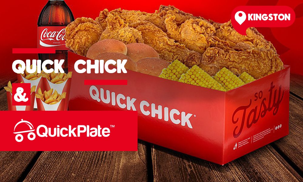 quickcartja's tweet photo. Satisfy your fried chicken cravings! Get chicken &amp; fries combos, wings, nuggets, chicken sandwiches and more delivered from #QuickChick! Order now at https://t.co/UKJP2dnLOh. Great taste, without the wait! ⁣

#QuickPlate #QuickDelivery https://t.co/2mM3XKW7Q6