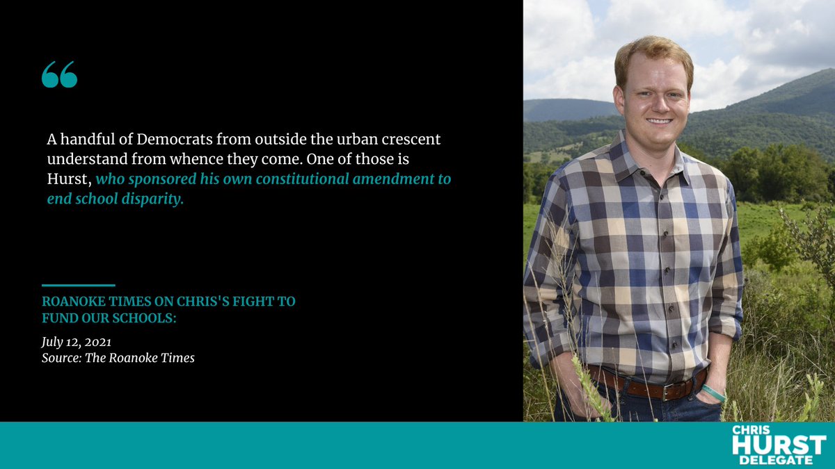 chrishurstnews's tweet photo. I'll fight harder than anyone to stand up for schools across the New River Valley.
Read More: https://t.co/PAQquU9OI6 https://t.co/JmotB9dIIY
