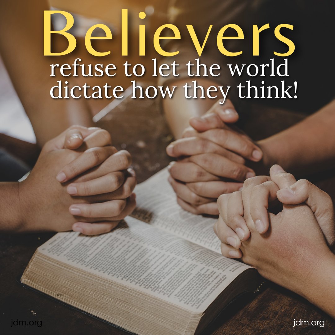 jesse_duplantis's tweet photo. Believers refuse to let the world dictate how they think!
#jdm #affirmationsoffaith #justbelieve #jesseduplantis https://t.co/LEdMAvK4VU