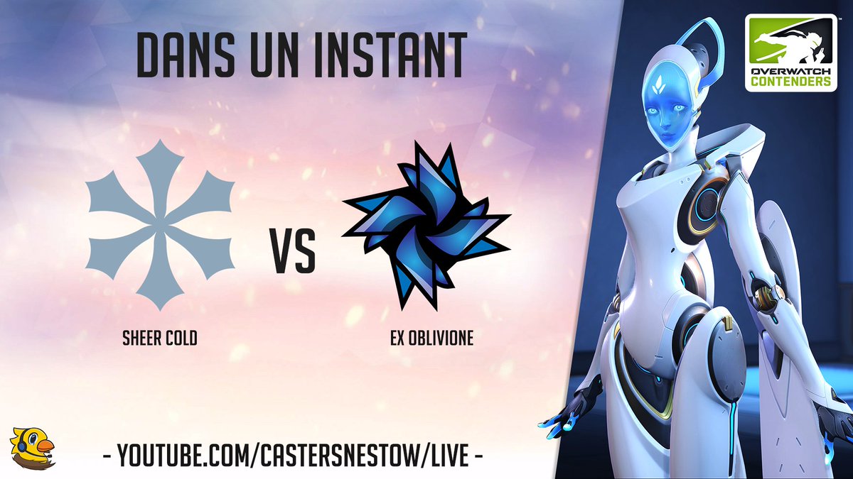 [#Contenders]

Les Contenders reprennent enfin ! Retrouvez <a href="/SheerColdGG/">Sheer Cold</a> et @ExOblivioneOW pour le premier match ! 

N'attendez pas, rejoignez @Pum_OW et @Just_Lizenn au cast 🎙️, ainsi que <a href="/lyoxfeo/">Lyoxfeo</a> à la prod 🎥 !

📺 Contenders.castersnest.fr