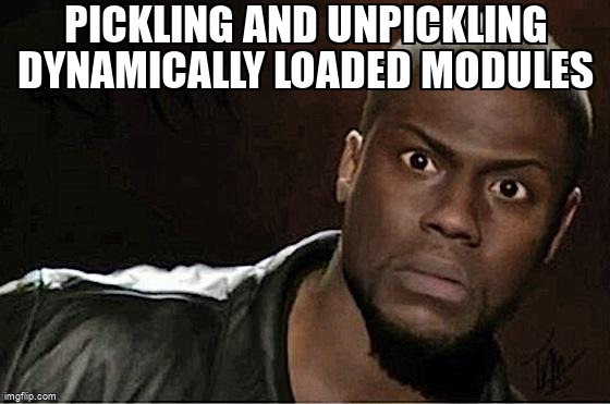 overflow_meme's tweet image. Pickling and unpickling dynamically loaded modules stackoverflow.com/questions/6831… #pythonimportlib #python #pythonmodule #python3x #pickle