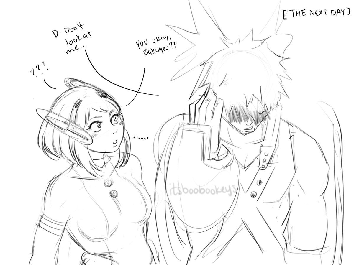 itsboobookeys's tweet photo. So officially scrapping this but I wanted to share what I have of it at least. (link to the tweet it was based on below)
#kacchako #NSFW #agedup https://t.co/KNsrpWqp8c