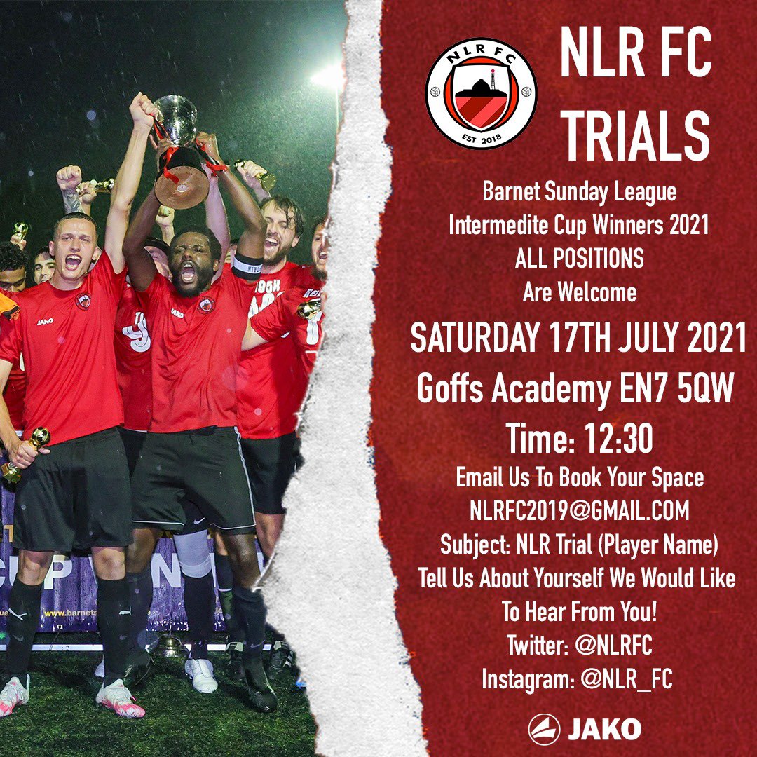 Trials! Email us your interested! This Saturday.