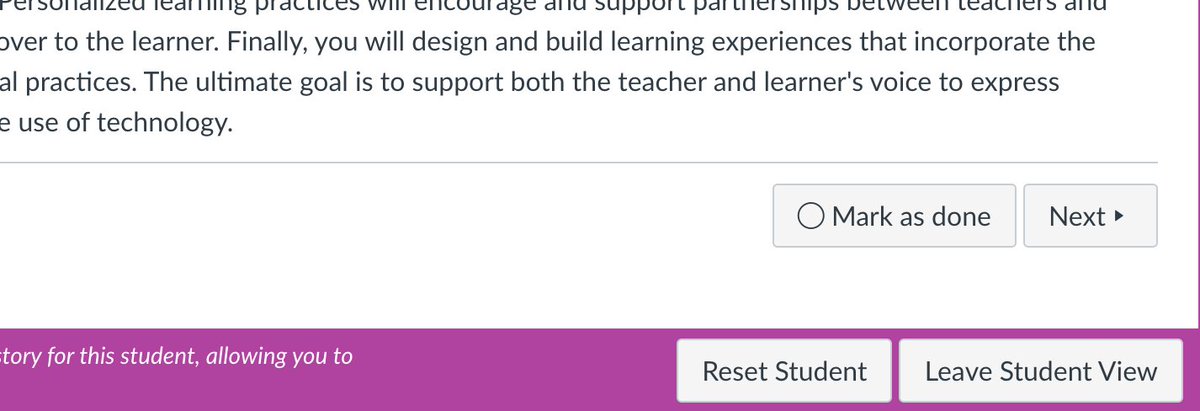 So...this is awesome. The Mark Done button in @CanvasLMS is now at the bottom of an item. YESSSS! community.canvaslms.com/t5/Student-Gui…