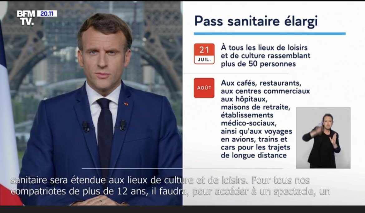 ❌ Non Monsieur le Président ! Je ne voterai pas le contrôle du #passsanitaire dans les centres commerciaux, bars et restaurants. Jamais ! #NonAuPassSanitaire