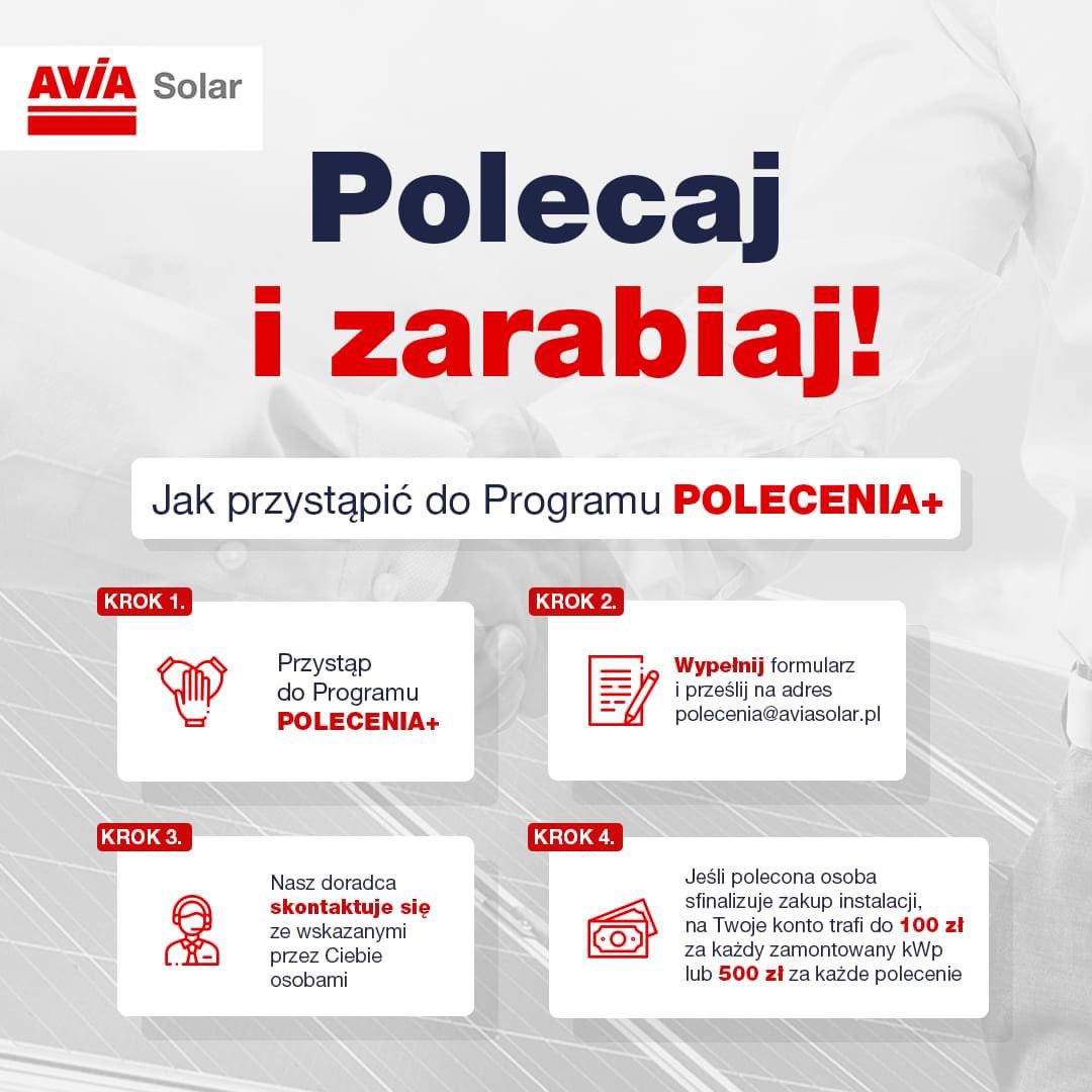 a_bobrukiewicz's tweet photo. ❗️Polecaj i zarabiaj z AVIA Solar❗️⚡️

✅ do 100 zł za każdy zamontowany kWp ( jeżeli jesteś naszym klientem)
✅ 500 zł za każde polecenie (jeżeli nie jesteś naszym klientem)

➡ Możesz polecić dowolną liczbę osób ❗️

https://t.co/4CKH0ys8uh

#unimot #aviasolar #poleceniaplus https://t.co/TBmG5GkbHB