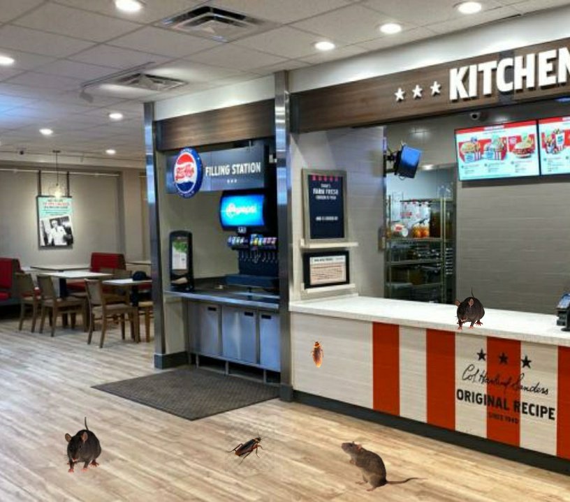 Dem rats and roaches enjoy themselves in those restaurants for a month and more now😂😂

Alyuh jump out in the 19th, run belly doh feel nice inno💀