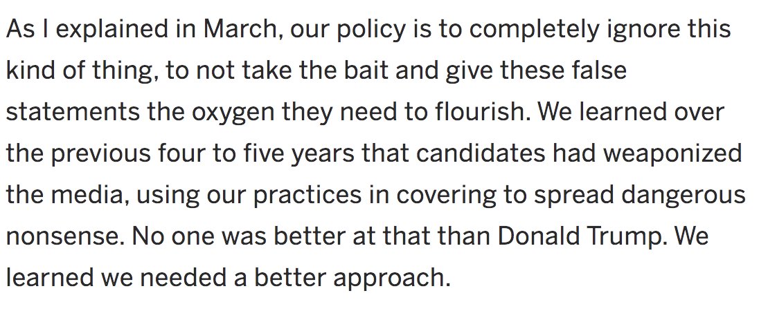 The editors at cleveland.com (The Plain Dealer) decided they needed a new approach to "covering political candidates who make false, irresponsible and potentially dangerous statements." Here's an update on how it's going. cleveland.com/news/2021/07/i…