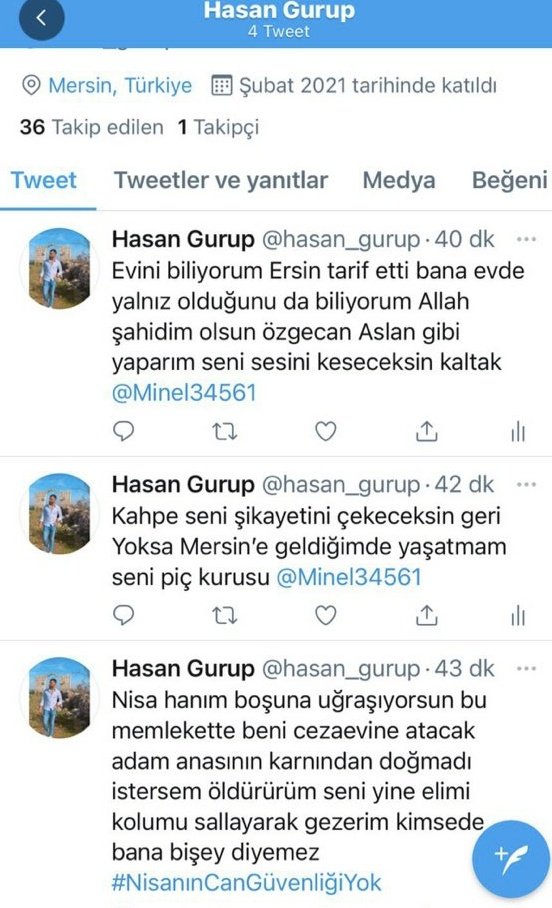 mersinbaskani's tweet photo. SESSİZ KALMA!

#Zina'yı tartışacağınıza bunlara ses çıkarın. İllerdeki baskı yetmiyor gibi ilçedeki kadınların hissettiği baskı var. Küçük yerlerde her an adını karalayarak hayatını karartabilirler. Maalesef birçok şehirde olduğu gibi #Mersin'de de böyle adi tacizciler yaygın.. https://t.co/iOWfbZRAwL