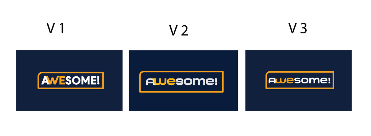 We are opening a creative/experiential events division and would like feedback on our new logo