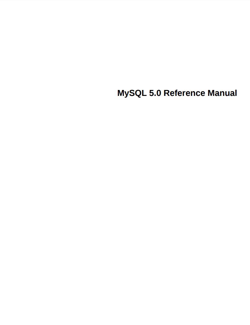 lwp_'s tweet image. #Curso de #MySQL - MySQL 5.0 Reference Manual lwp-l.com/c11374