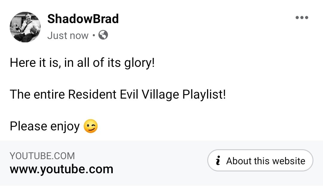 ShadowBrad727's tweet photo. Finally the entire Playlist is done!
https://t.co/9HgmT2WWqN
Please like, comment and subscribe!
#twitchstreamer #youtuber #videostreams #residentevilvillage https://t.co/P2z42f1X6o