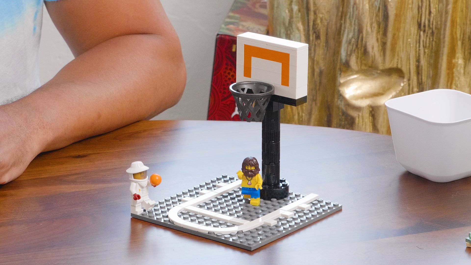 How To Build a LEGO Basketball Hoop Video, Discover Fun and Educational  Videos That Kids Love