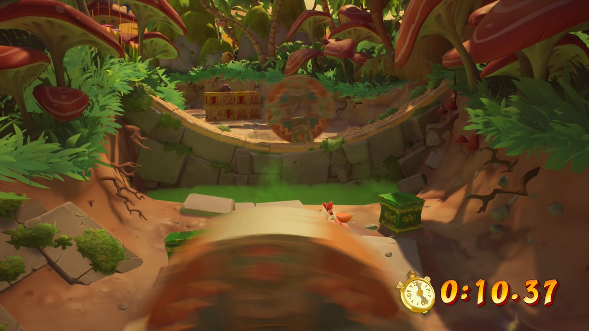 OMeredew's tweet photo. 2-tweet #GameReview - #Crash4 by @ToysForBob. A game of two halves. On the one hand, C4 is a diverse, engaging platformer that always has something new up its sleeve, whether a new mechanic, character or level type. There are plenty of base levels as well as inverted versions> https://t.co/IpLxOIG85t
