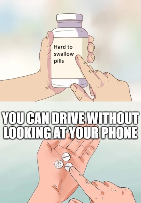 SAFEks's tweet photo. It's possible to get from Point A to Point B without once touching your phone. 

Try it. We dare you. https://t.co/HS57e8B7kR
