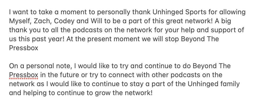 PadhyeYash's tweet photo. Thank you @NetworkUnhinged! Hope to be back with the network soon! #UnHinged https://t.co/4uGFwQclRF