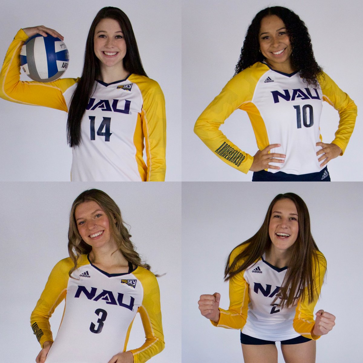 NAUVolleyball's tweet photo. That's 🔟 Big Sky All-Academic recipients!

📰 https://t.co/S1Se2VaNa8

#NAUStrong ⚒️🌲💪 #SmartJacks https://t.co/pSQvkIeOsW