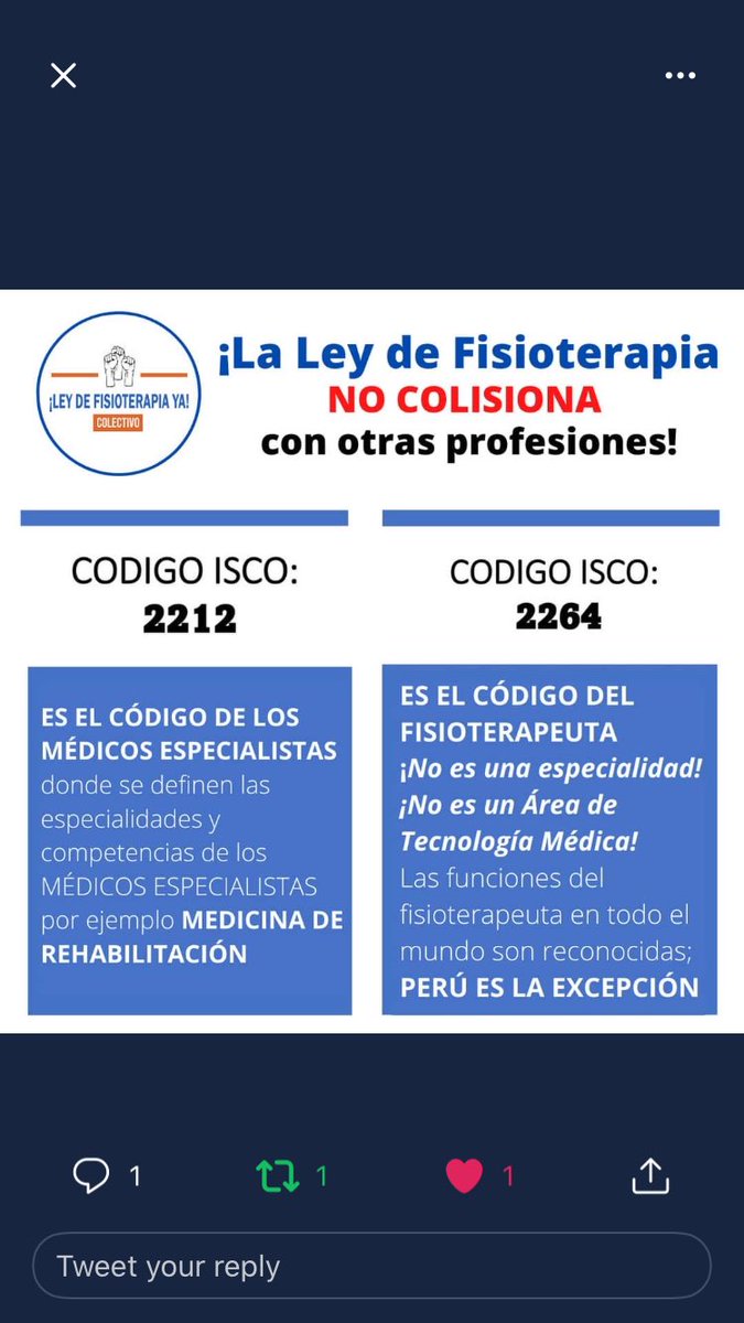 JuradoClaypool's tweet photo. Srs *@FrenteAmplioPe*

@EnriqueFCHA @pavese @arlettecontrers @MirtyVas @MontoyaAbsalon @JoseLuisAncalle @leninchecco2020 @LeninBazan01 solicitamos aprobación PL6482 por el beneficio de la salud de la población, Fisioterapeutas somos profesionales integrantes del equipo de la salu https://t.co/iXZUSoOi6g