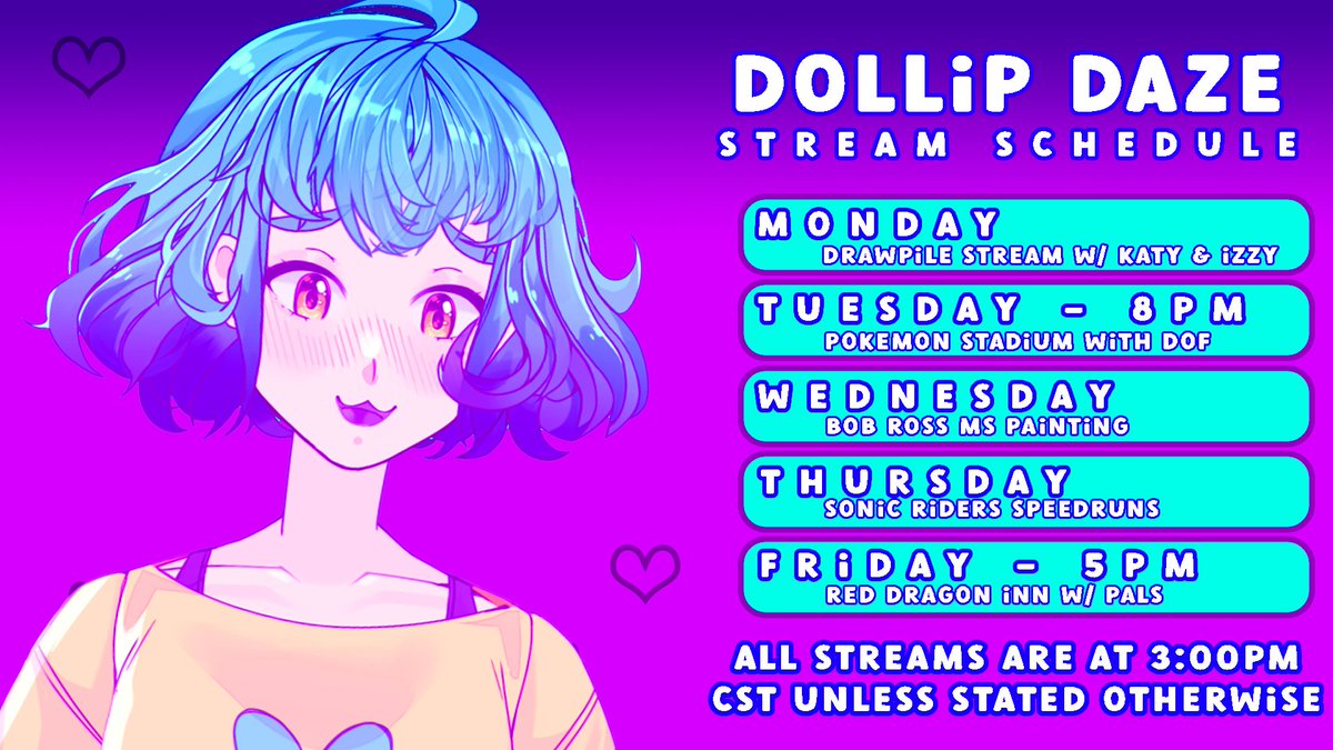 DollipDaze's tweet photo. hewwo #Dazies uwu

SOOOO a long time ago there was a charity marathon stream with MANY MANY rewards promised, but stuff hit the fan right after and i still had a handful of donation rewards that never got fulfilled

SO THIS WEEK WE'RE DOING ALL OF EM :) https://t.co/3TrDsTQhqP