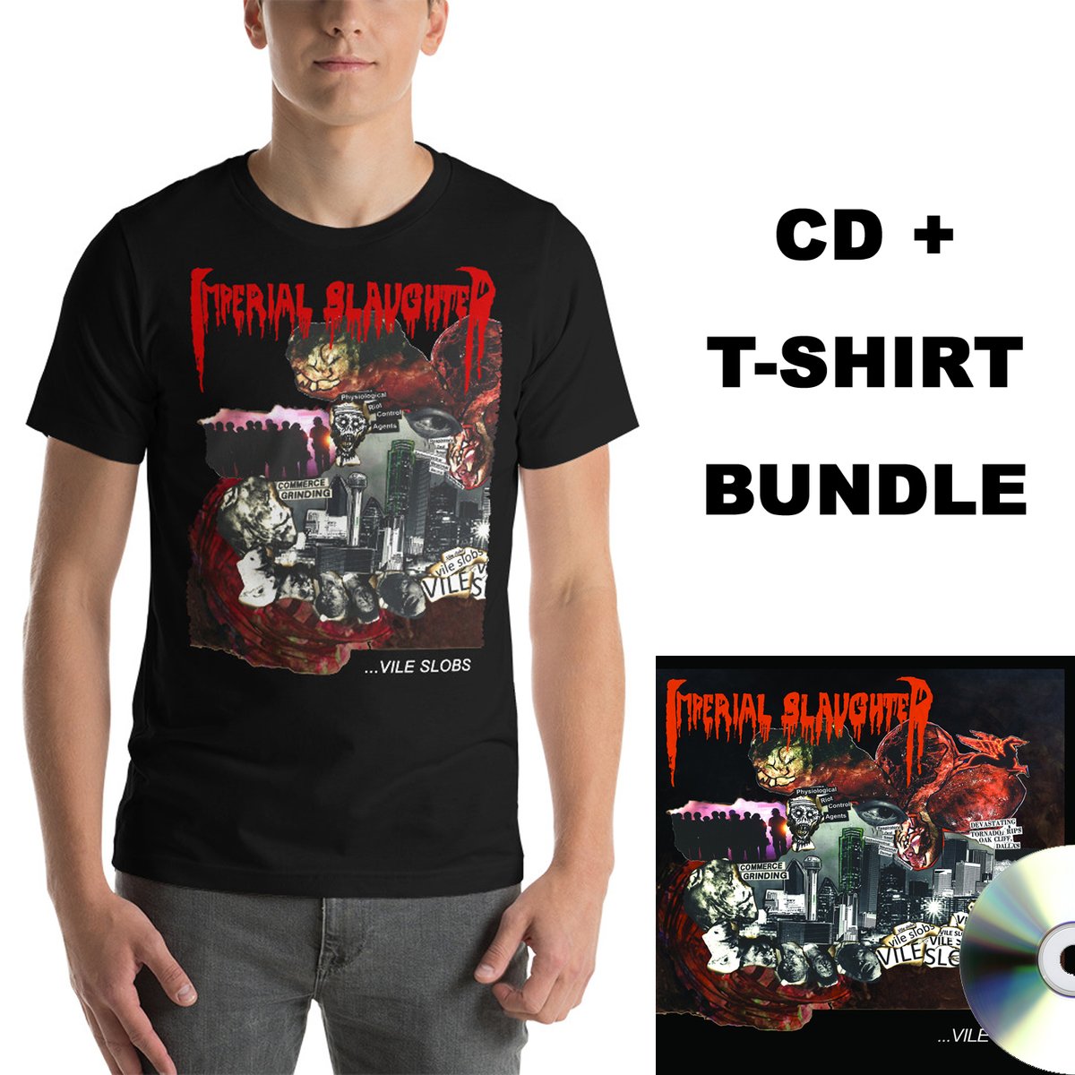 hpgd666's tweet photo. Up now for pre-order, coming August 13th!
IMPERIAL SLAUGHTER "...Vile Slobs"
Order at https://t.co/a6ssW7w4Ns
#imperialslaughter #vileslobs #hpgd #horrorpaingoredeath #grindcore #punk #crust #powerviolence #deathmetal @JackControl #jackcontrol @theakiraway @ThrashJustice https://t.co/Z4w0g4nIDl